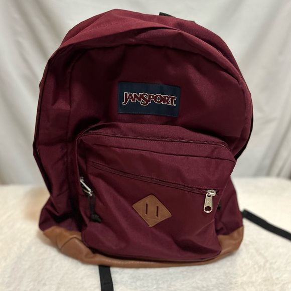 Jansport Bags Jansport Maroon Brown Backpack Like New Poshmark